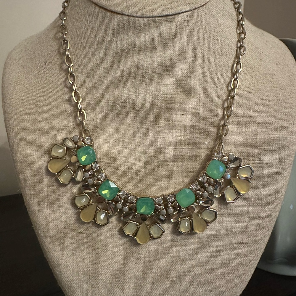 The Limited Gold and Green Necklace